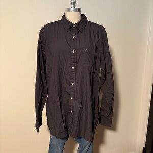 Dark Grey American Eagle Buttondown Shirt
